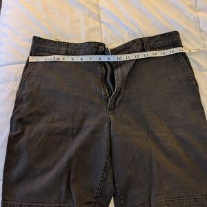 Dockers Men's Charcoal Flat Front Shorts